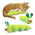 Caterpillar catnip dental cat toy