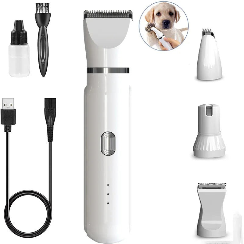 4-in-1 pet grooming and nail care device