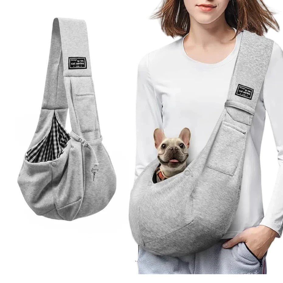 Cotton comfort dog carrier bag