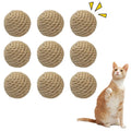 Sisal sound ball cat toy 5 pack