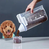 Airtight pet food container