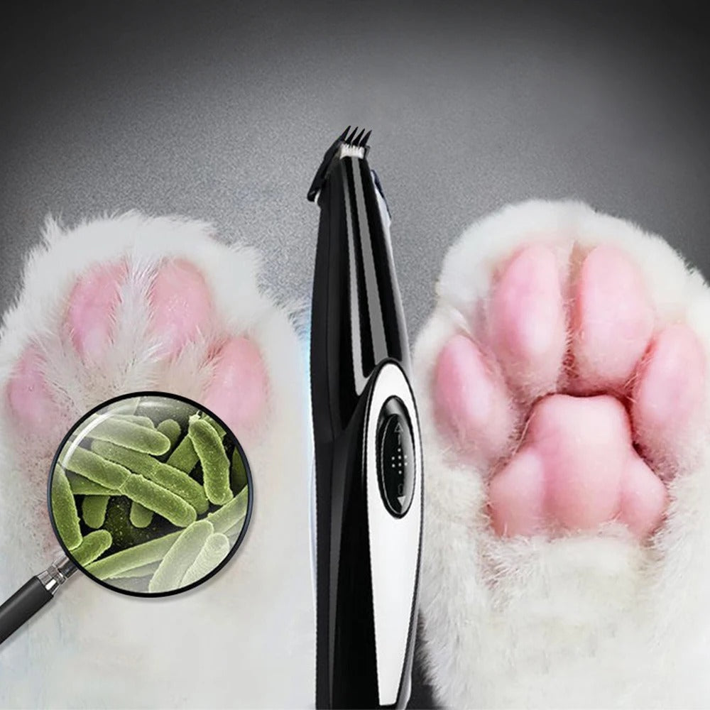 USB rechargeable pet hair trimmer with attachments