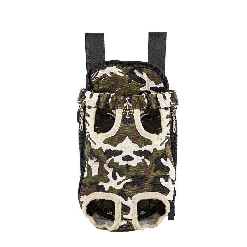 Outdoor Dog Carrier Bag — Check Print