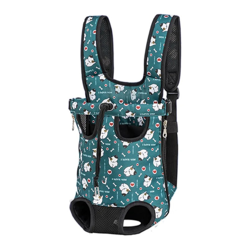 Outdoor Dog Carrier Bag — Check Print
