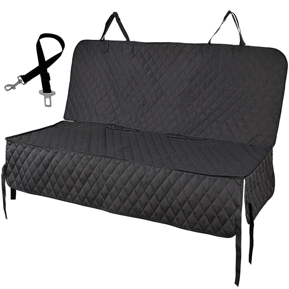 Travel mattress with centre zip in black