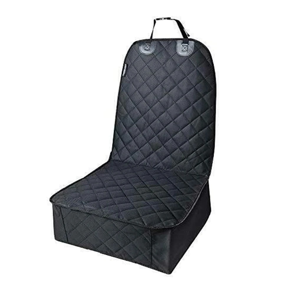 Adjustable straps on the pet back seat protector