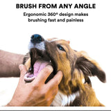 Gentle finger toothbrush for dogs