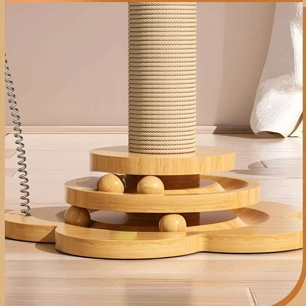 WoodPounce wooden cat toy sizes