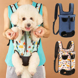Outdoor dog carrier bag in check print