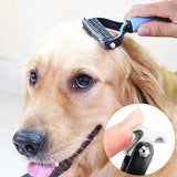 Professional pet de-shedding brush