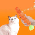 Carrot chew cat toy