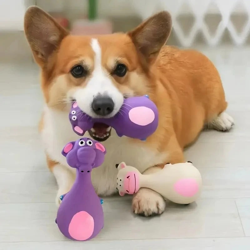 Squeaky animal fetch toy size guide