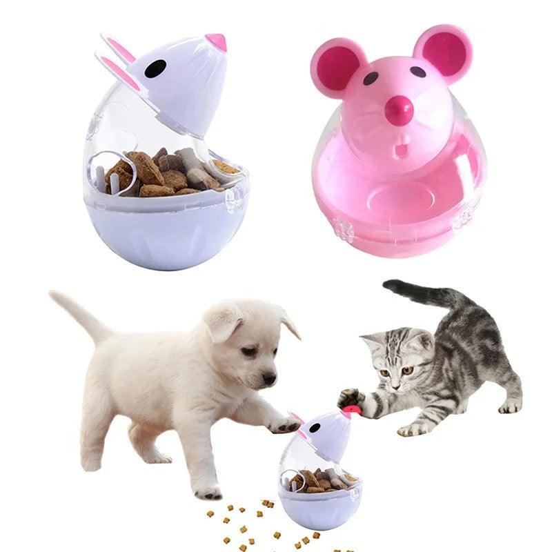 Treat compartment inside the MouseRoll toy