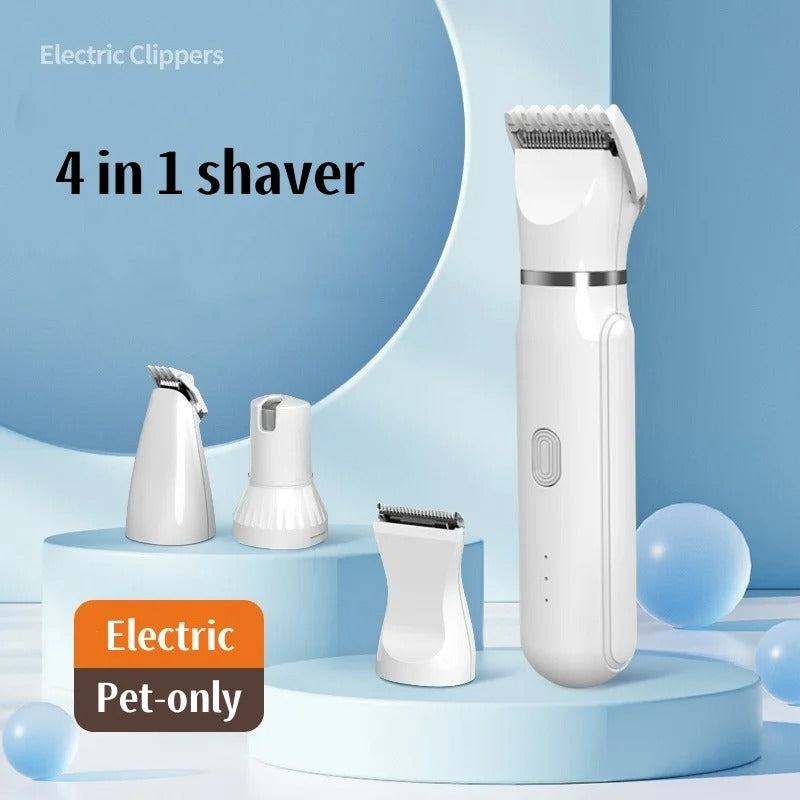 4-in-1 pet grooming and nail care device