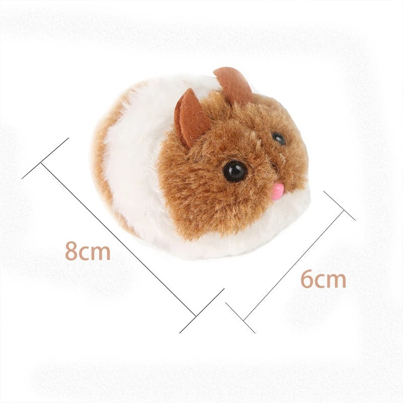 Cute mouse cat toy in grey