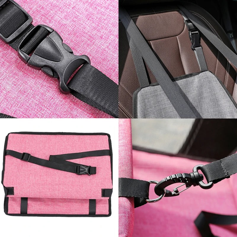 Breathable mesh on the foldable pet carrier