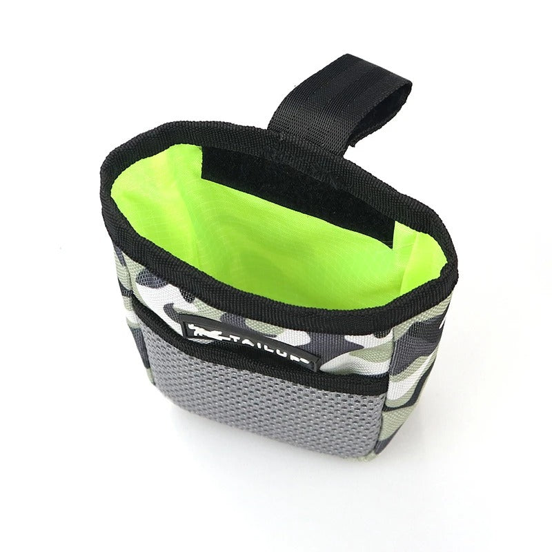 Dog treat bag in camouflage