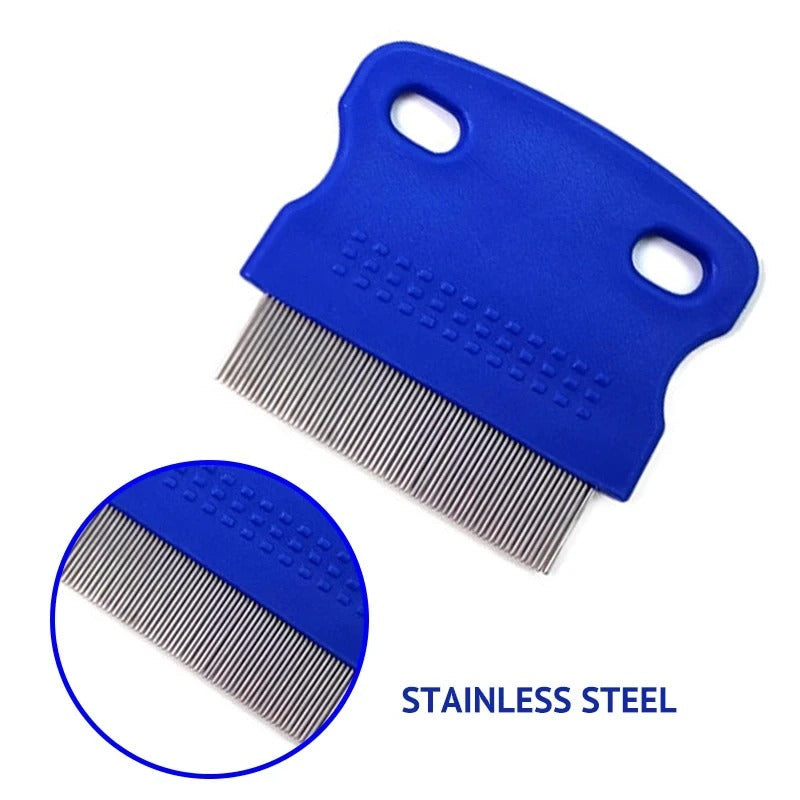 Fine teeth of the FleaComb Pro flea comb