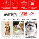 Rechargeable pet clippers for dogs, cats and rabbits