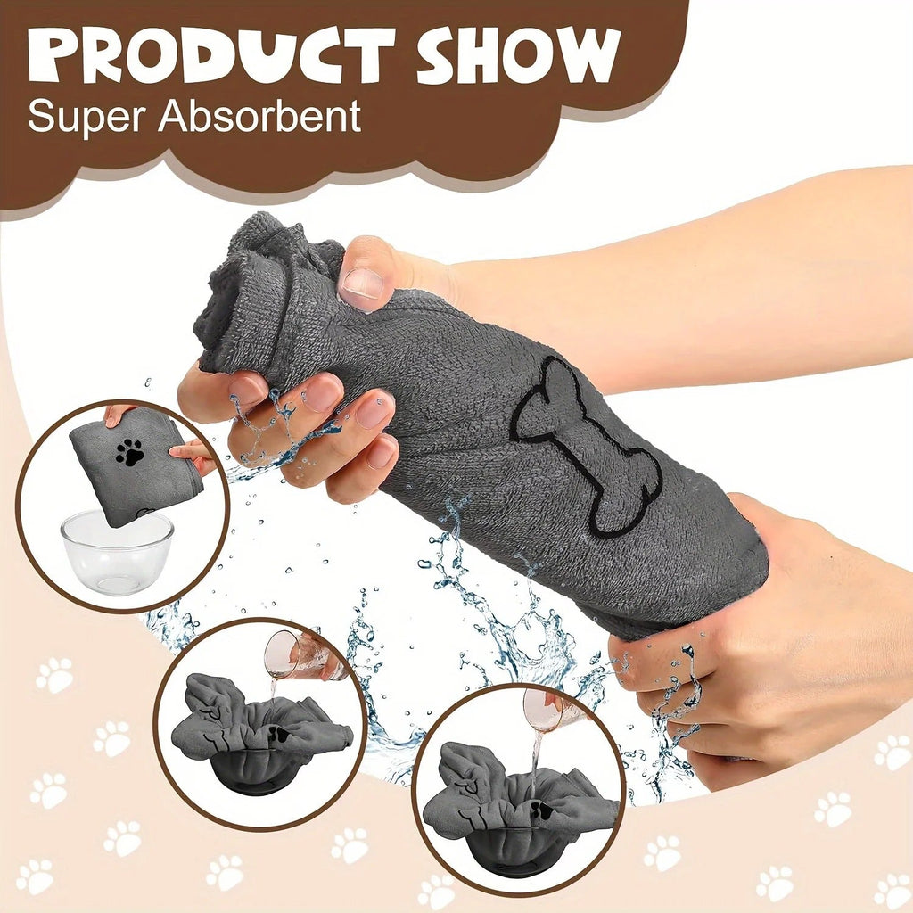 PawDry pet towel in dark blue