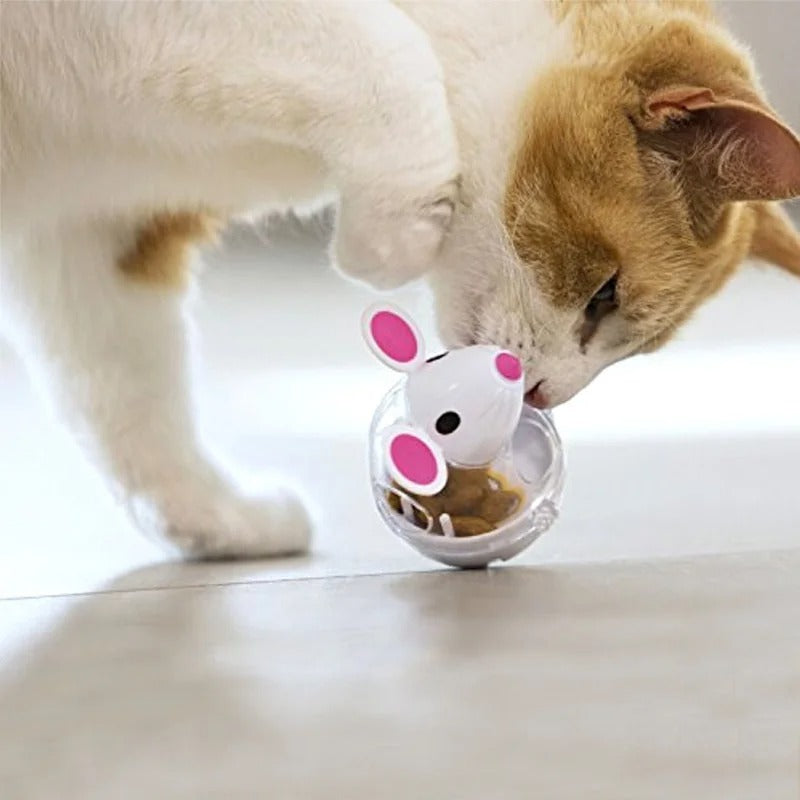 MouseRoll cat toy in white