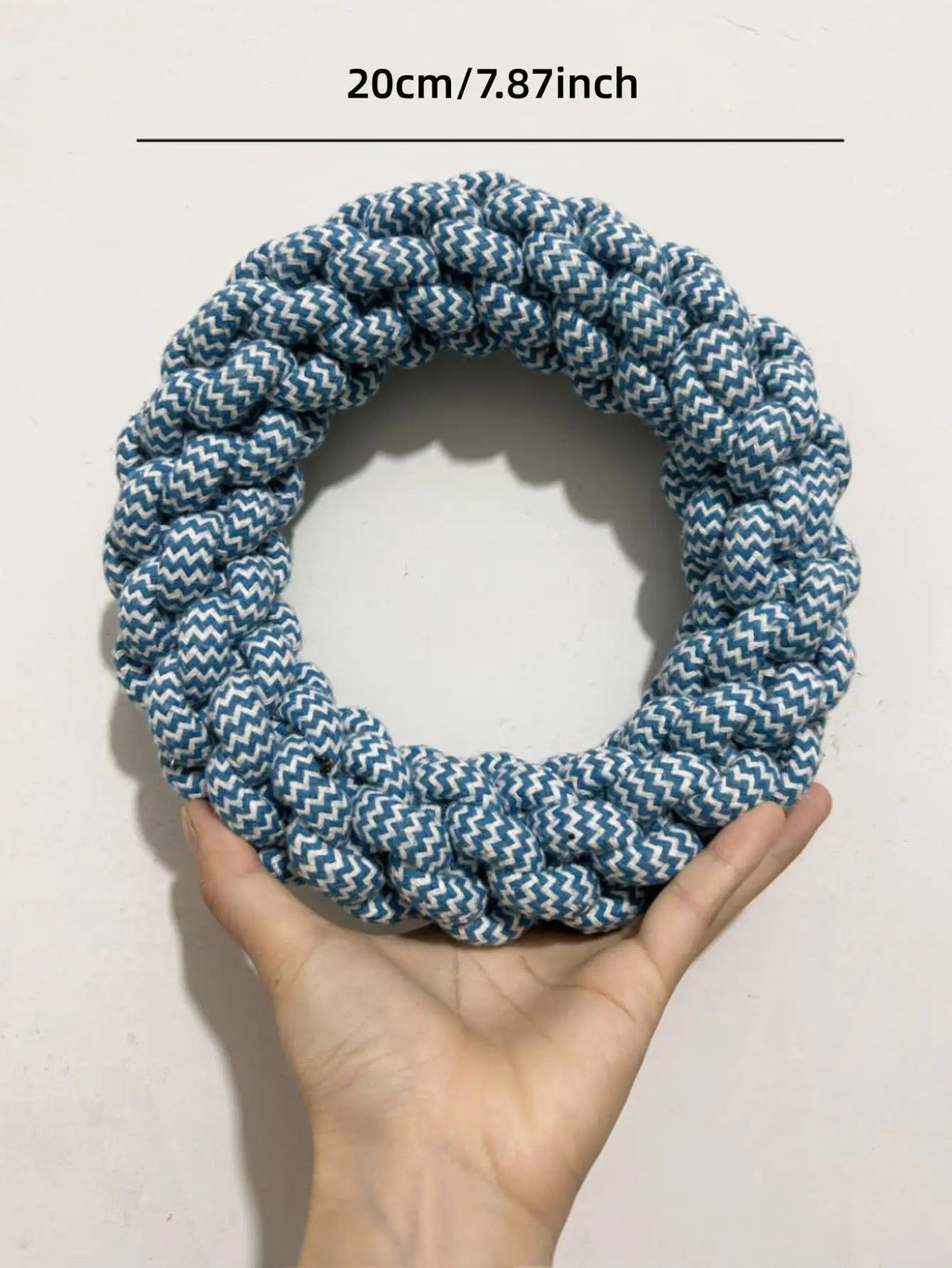 Cotton rope dog toy in assorted colours