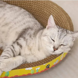 Durable oval cat bed