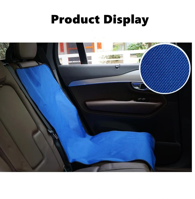 Pet car back seat cover in red