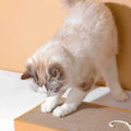 Cardboard cat scratching mat