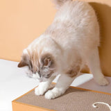Cardboard cat scratching mat