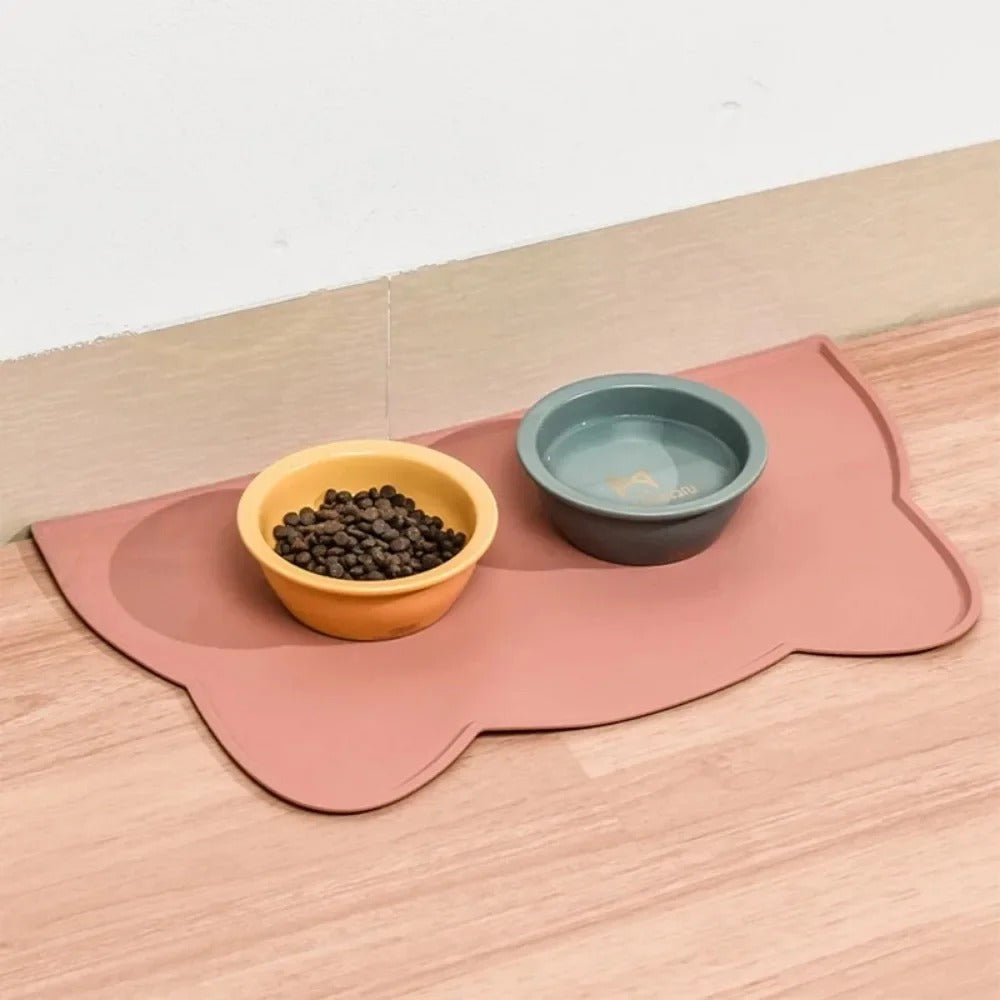 AquaShield bowl mat in blue