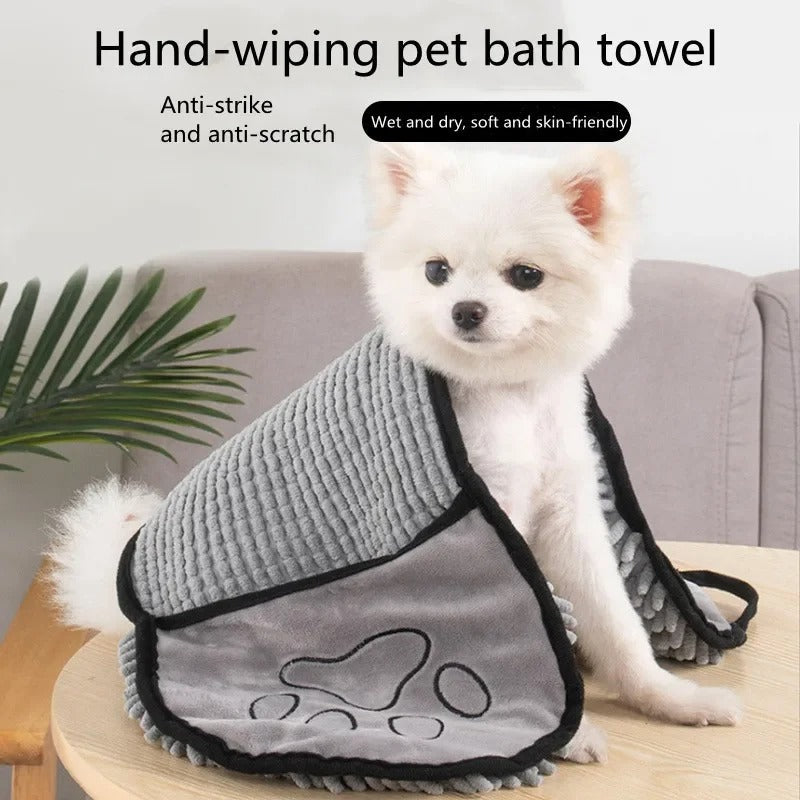 PawDry super-absorbent pet bath towel