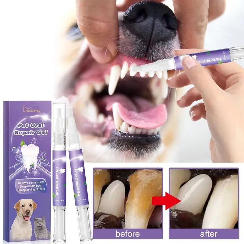 Pet dental gel pen 2 pack