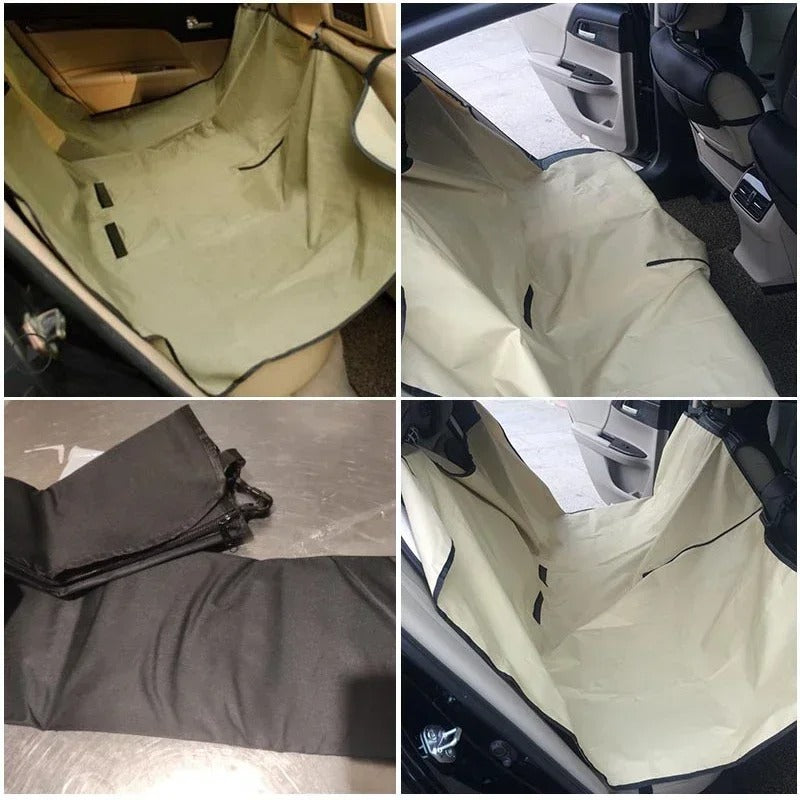 PawGuard back seat cover in green