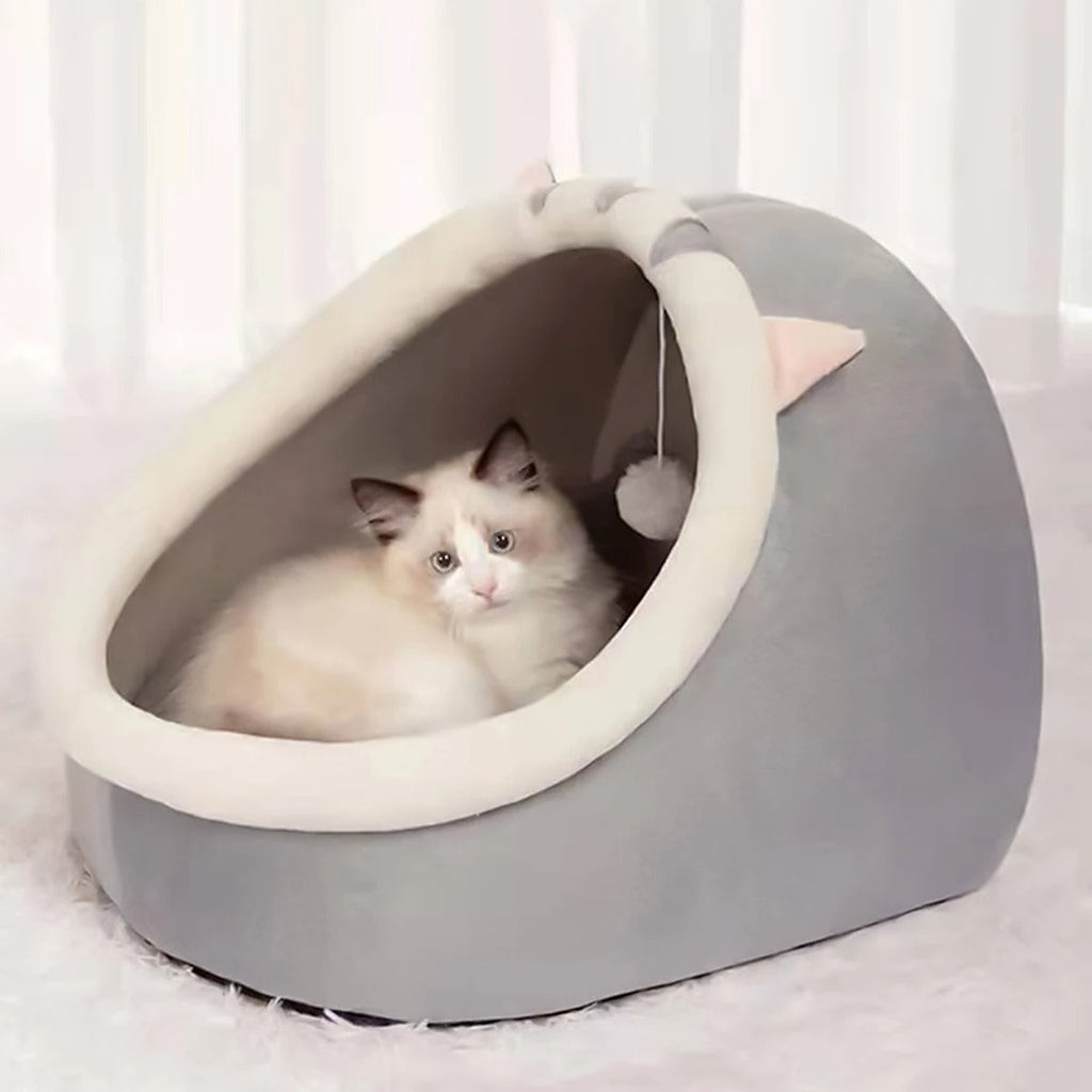 CuddleCat cat nest in grey
