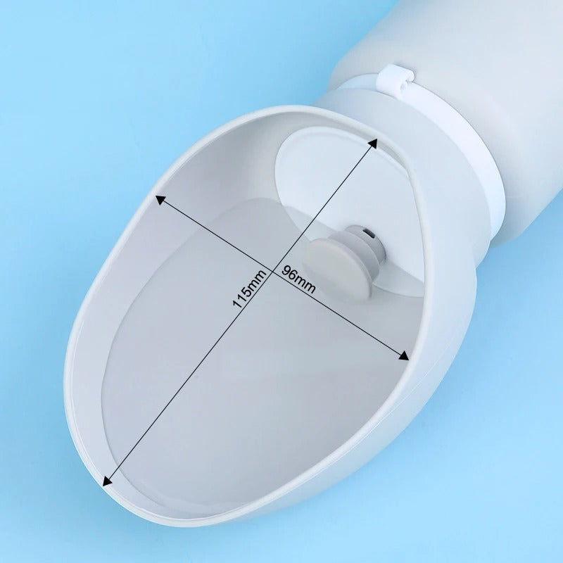 Carry loop on the foldable pet water bottle