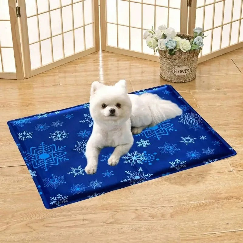 ChillPaw cooling mat placed in a car