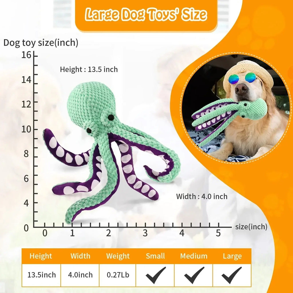 Textured surface of the OctoPuzzle pet toy