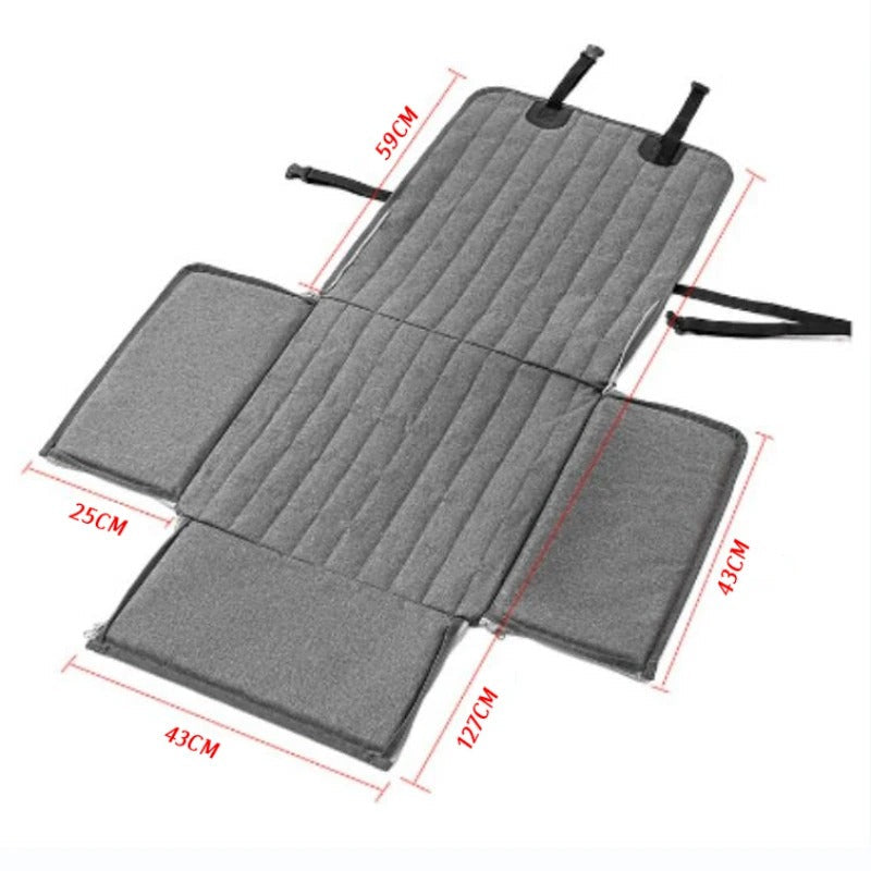 Adjustable straps on the pet car seat protector