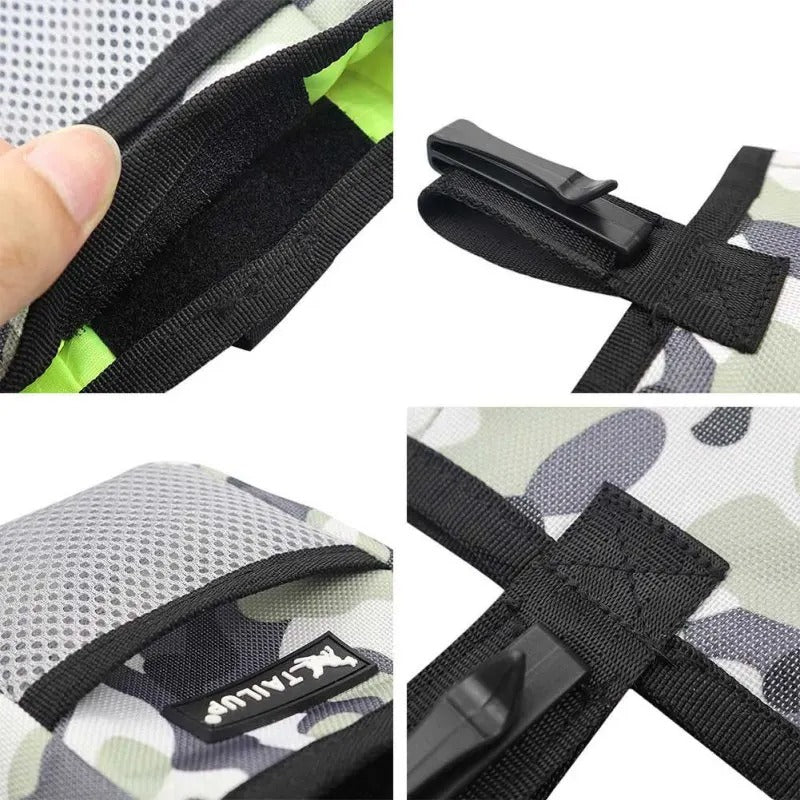 Dog treat bag in black