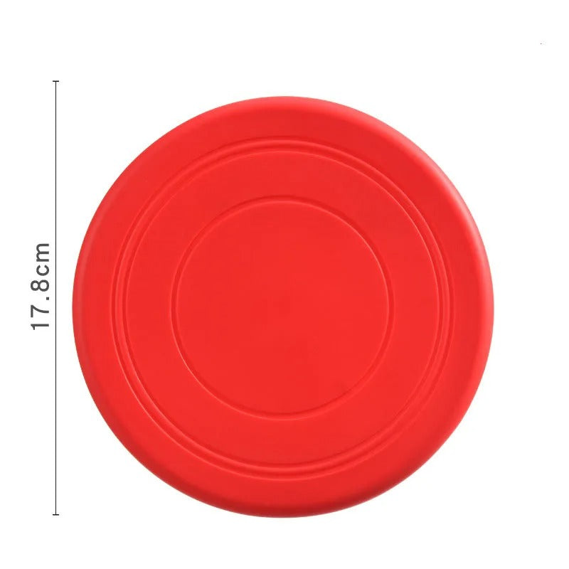 Silicone flying disc in purple