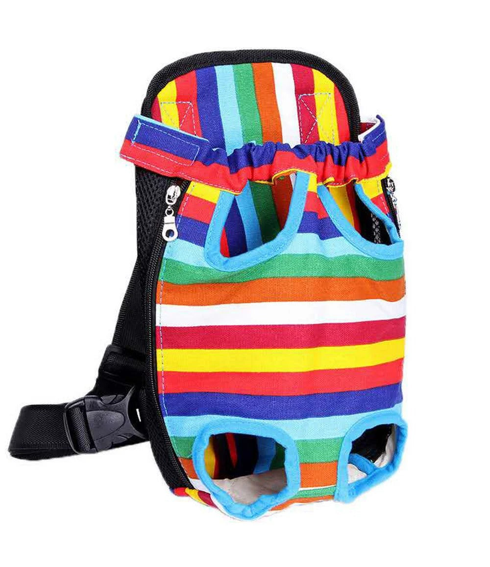 Outdoor Dog Carrier Bag — Check Print