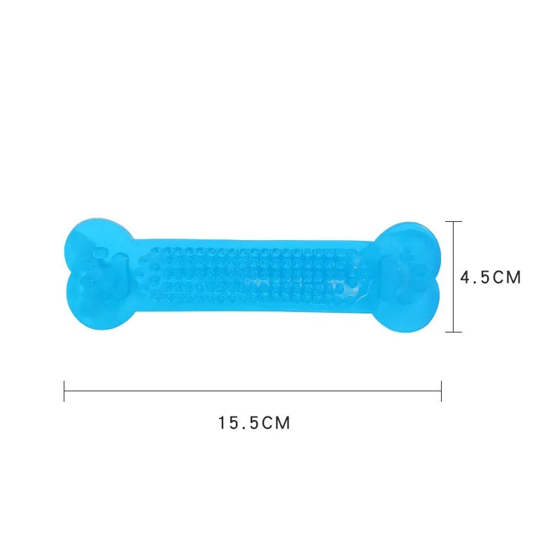 Rubber bone chew toy set dimensions