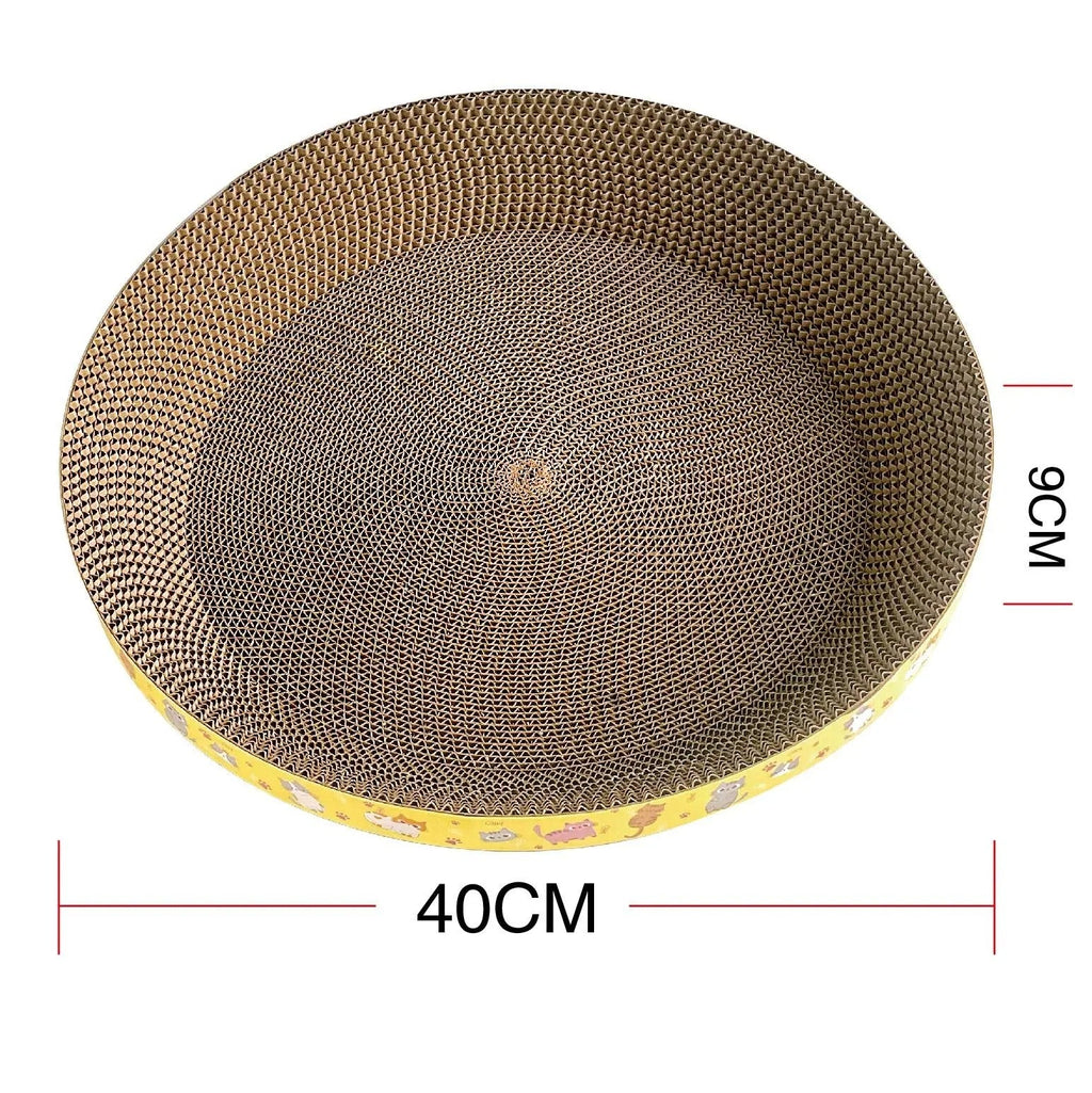 Removable washable cover on the oval cat bed