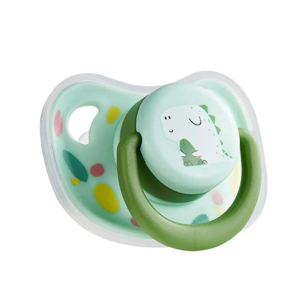 Soft calming pet pacifier shown in all colours