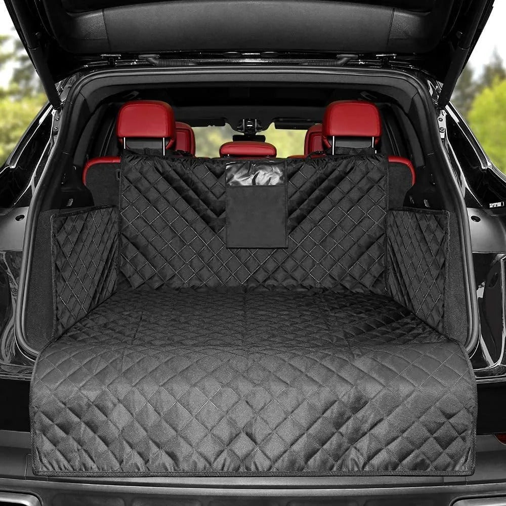 Ultimate dog car seat cover fitted in an SUV