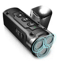 Using the ultrasonic dog trainer during a training session