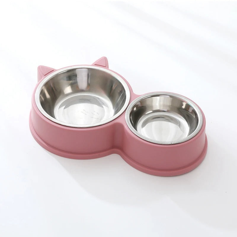 PawFeeder set in yellow