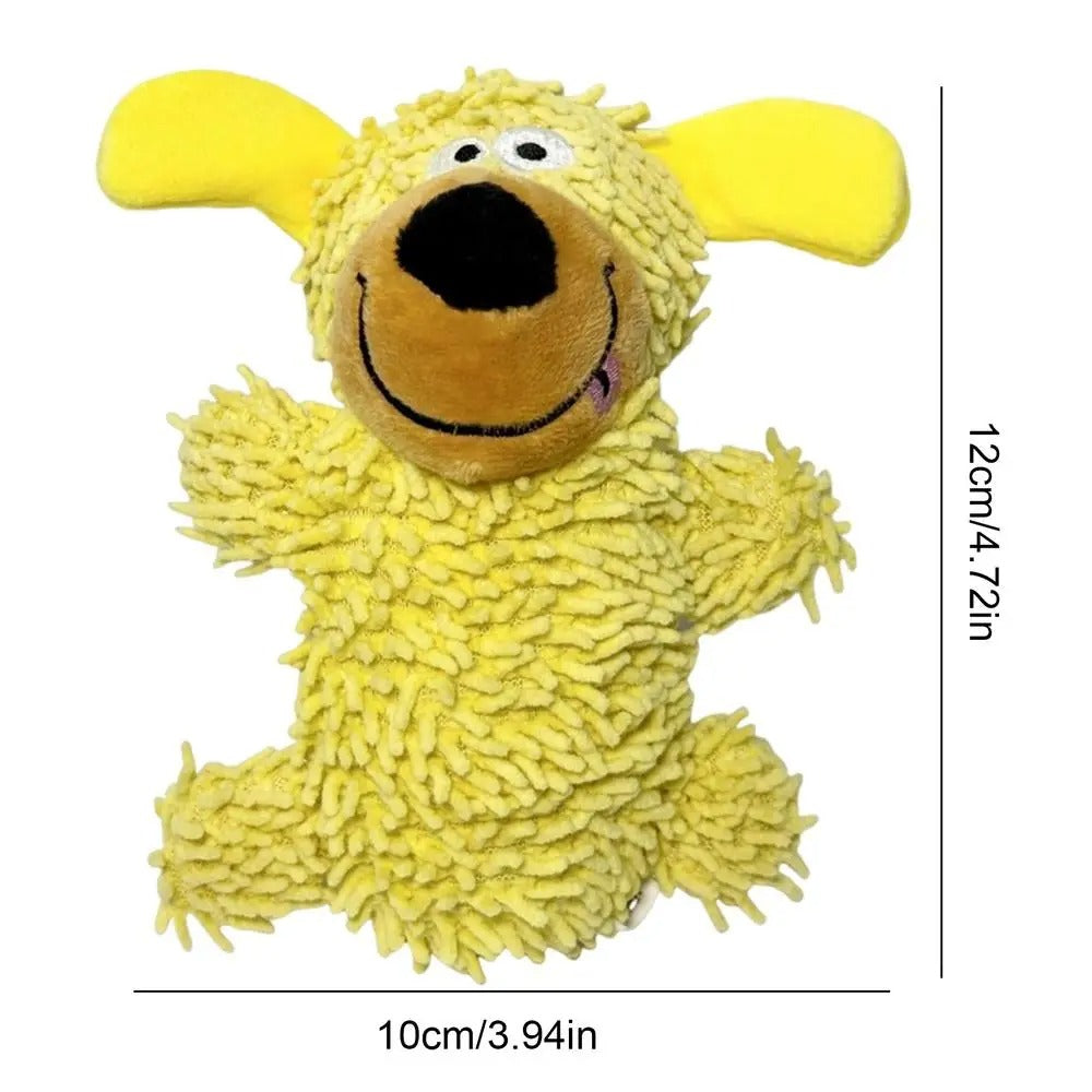 Giggling dental cleaning toy for dogs