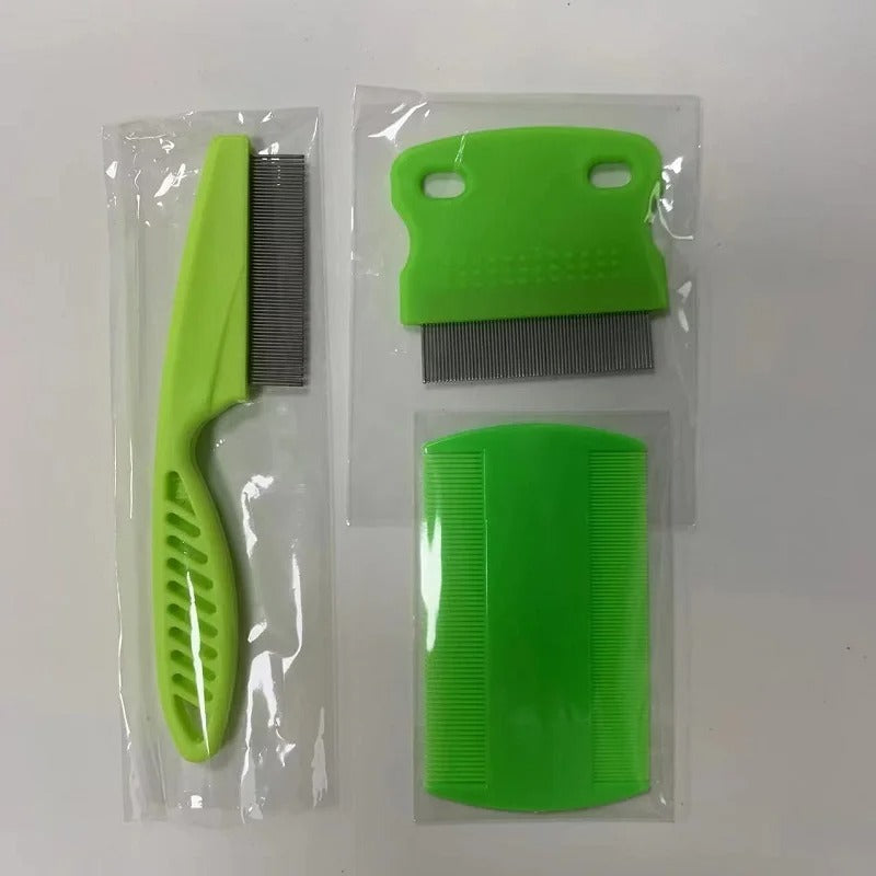 FleaComb Pro cat flea comb shown in all colours